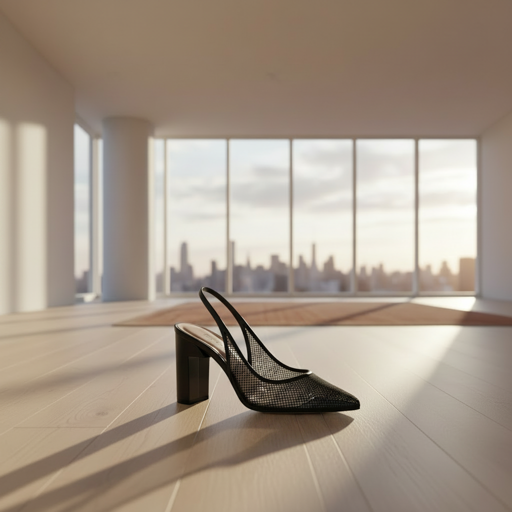 Alexis Micro-Mesh Slingback Pump