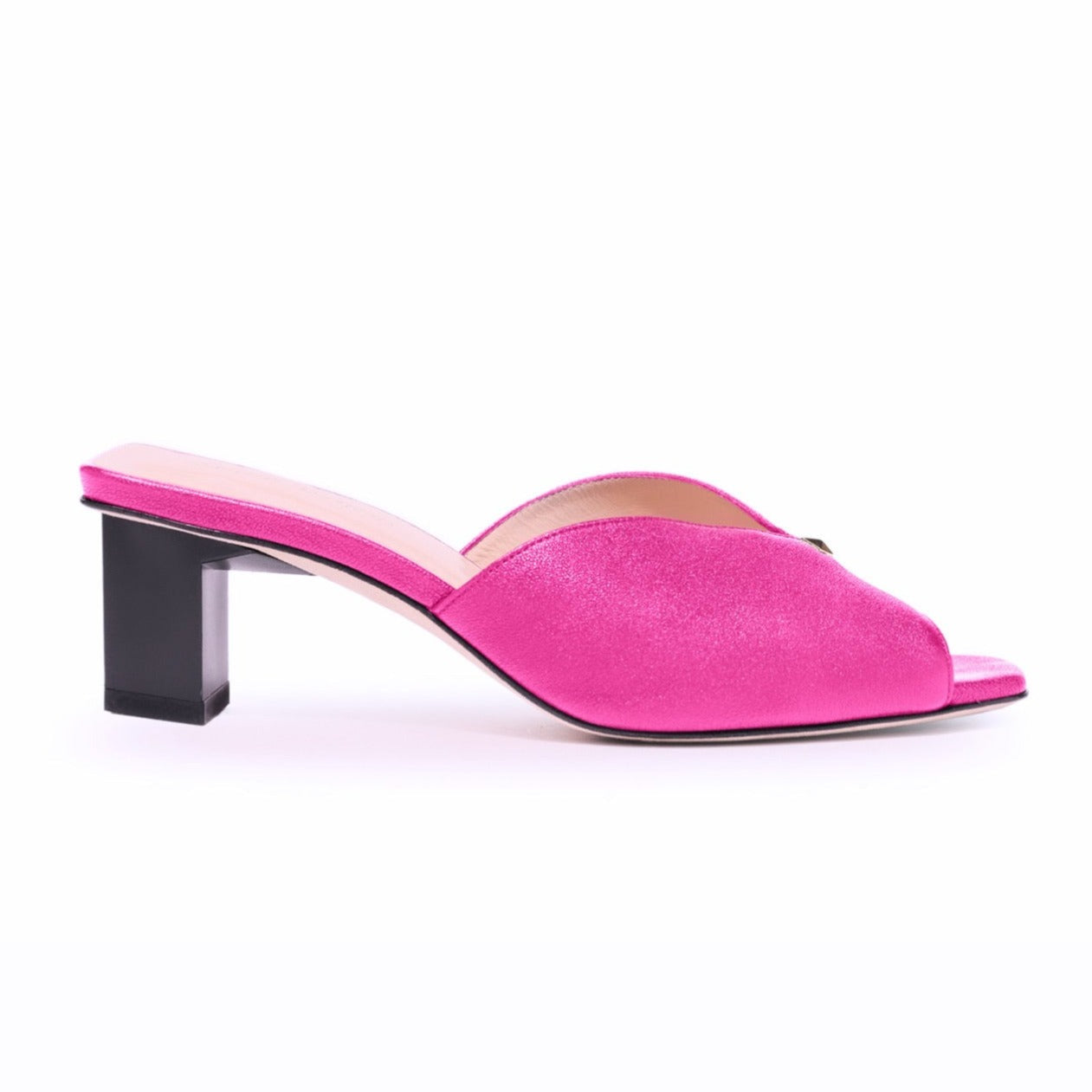Pink Tiffany Mule Heels – Low - Tiannia Barnes