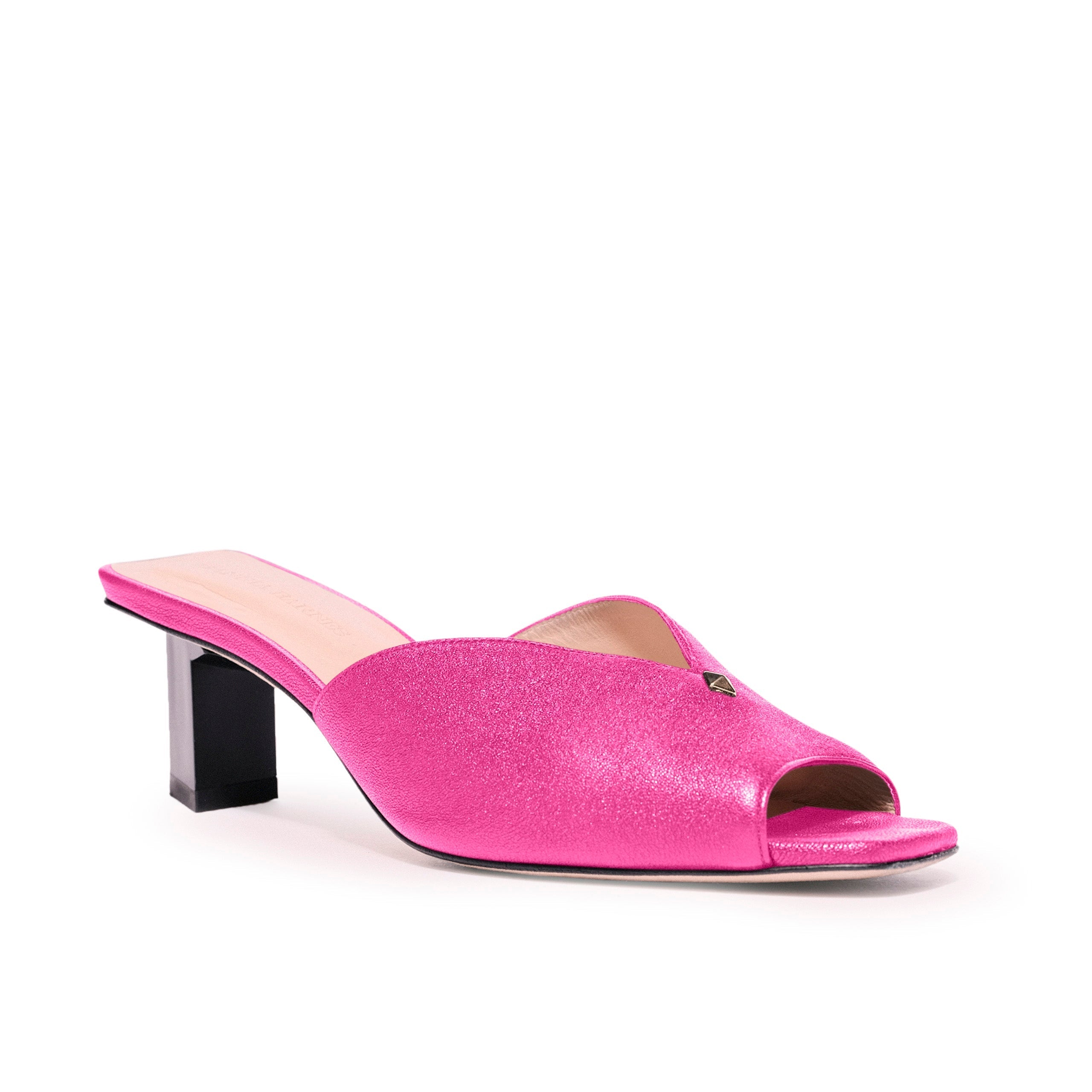 Tiffany Mule Low Heels in Pink