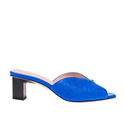 Cobalt Blue Tiffany Mule Heels – Low - Tiannia Barnes
