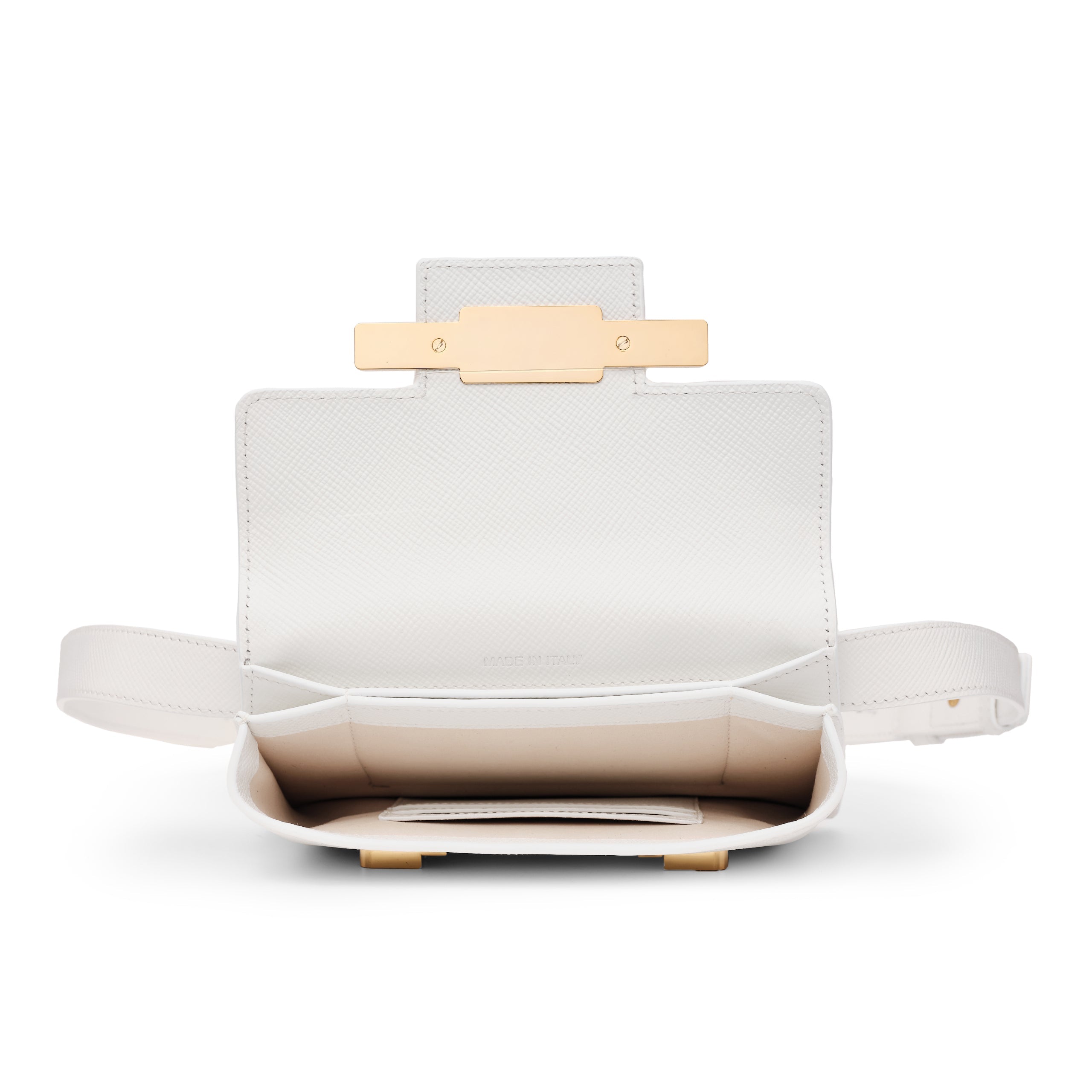 Diamond White Belt Bag - Tiannia Barnes