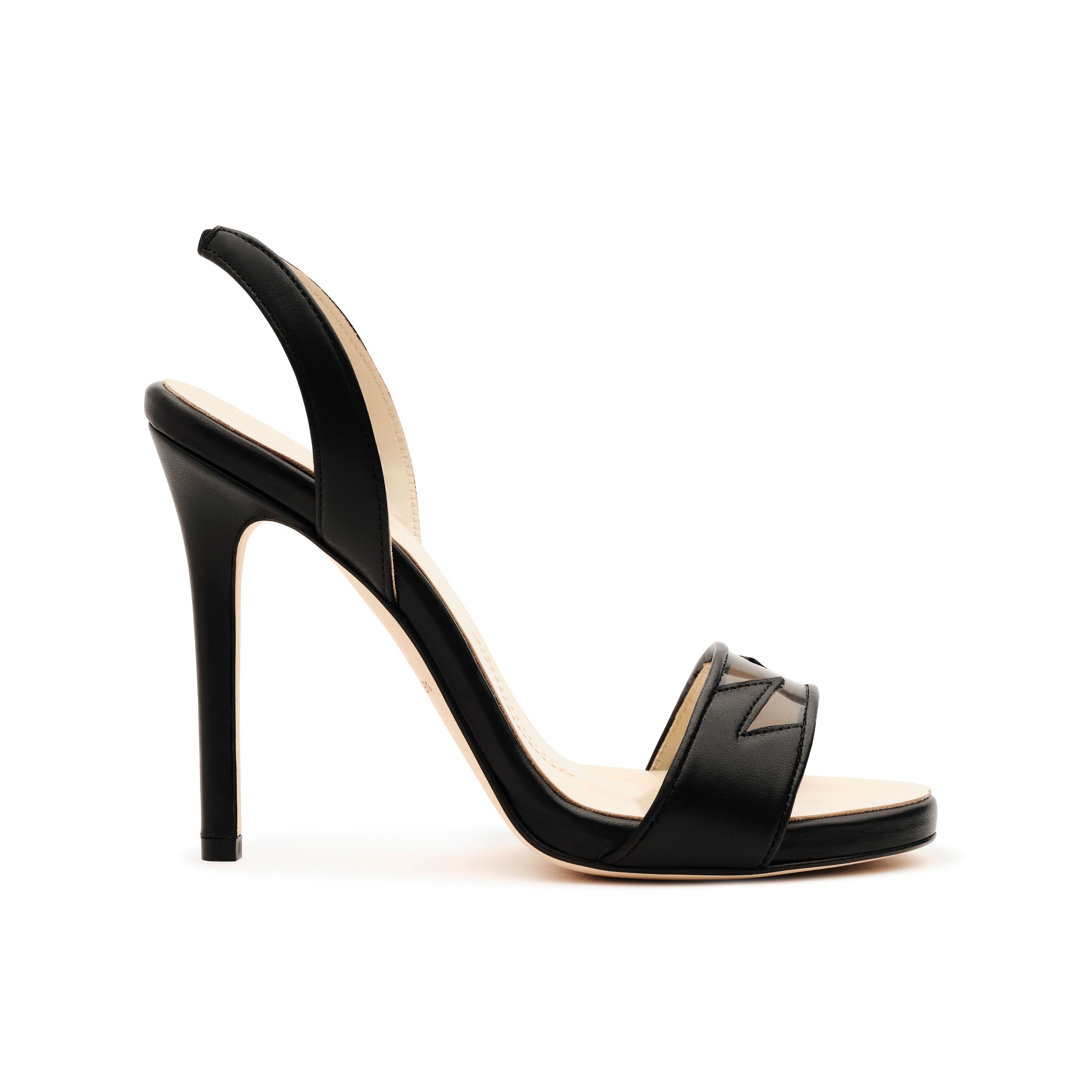 Giselle - Black Open-Toe High Heels - Tiannia Barnes