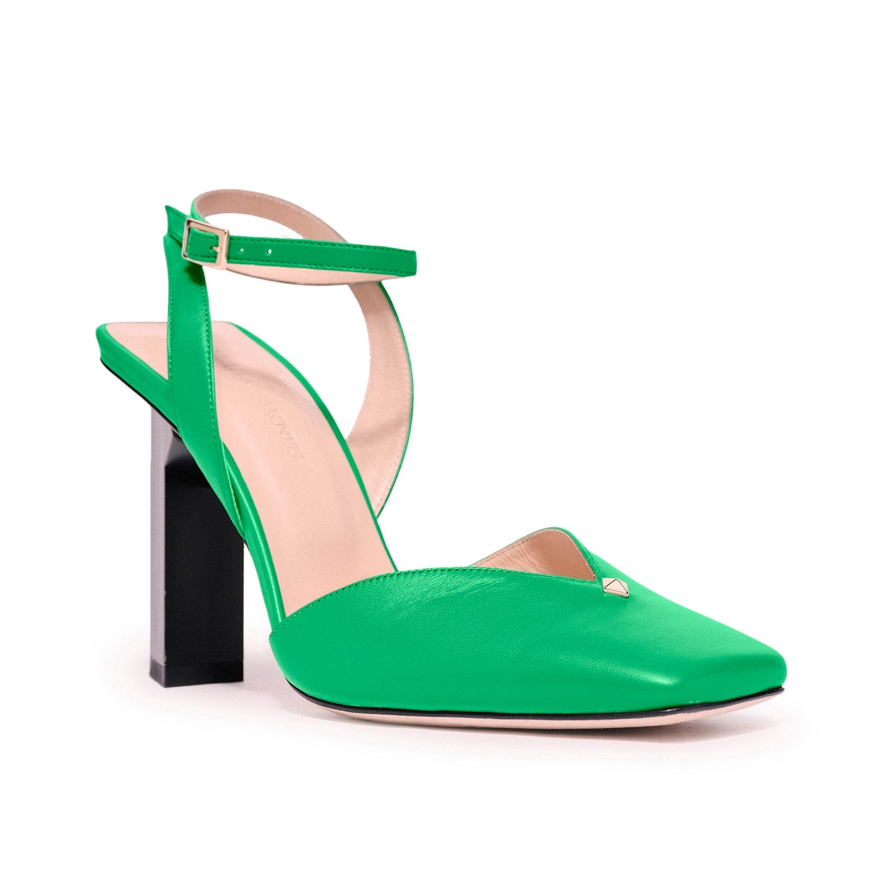 Green Hope Ankle Strap Heels – High - Tiannia Barnes