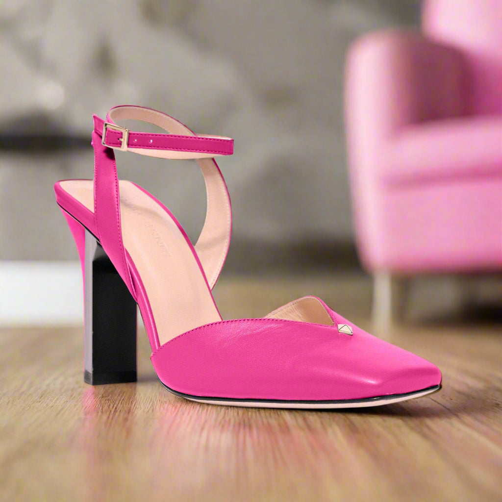 Hope Ankle Strap Heels – High - Tiannia Barnes