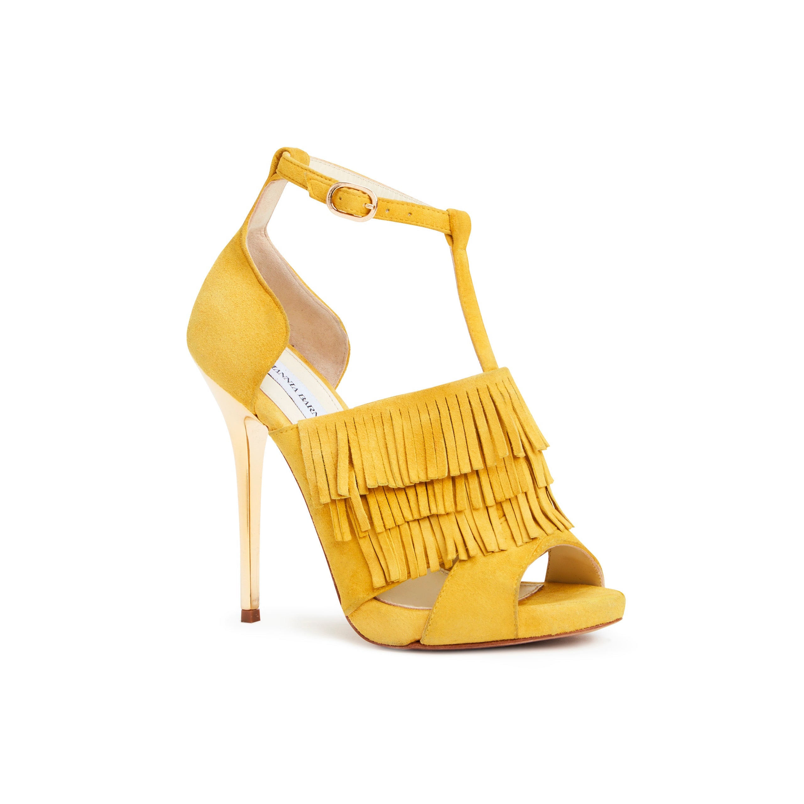 Bianco BIAADORE BASIC - High heeled sandals - mustard/mustard yellow -  Zalando.de