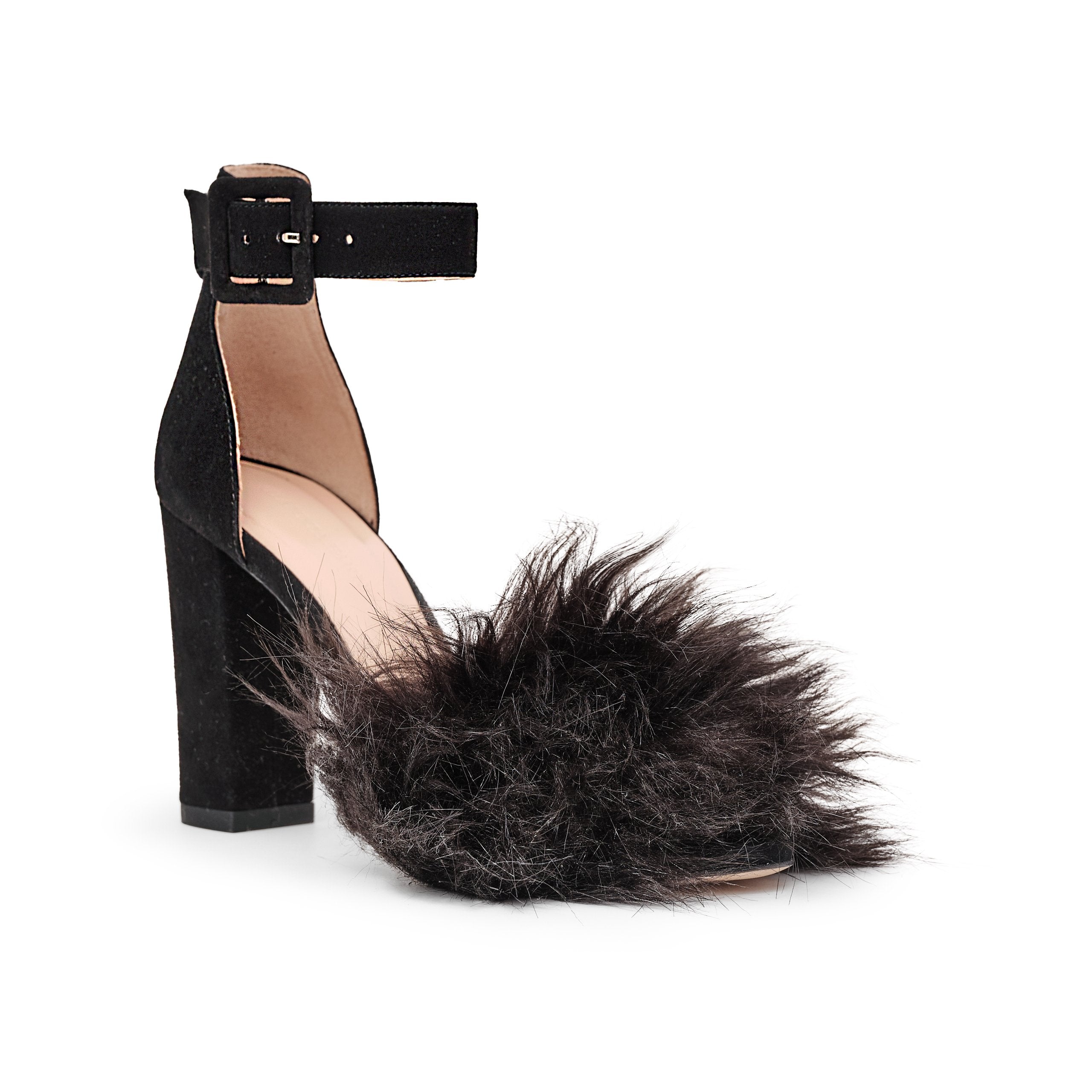 Naomi - Black Block Heel Pumps - Tiannia Barnes