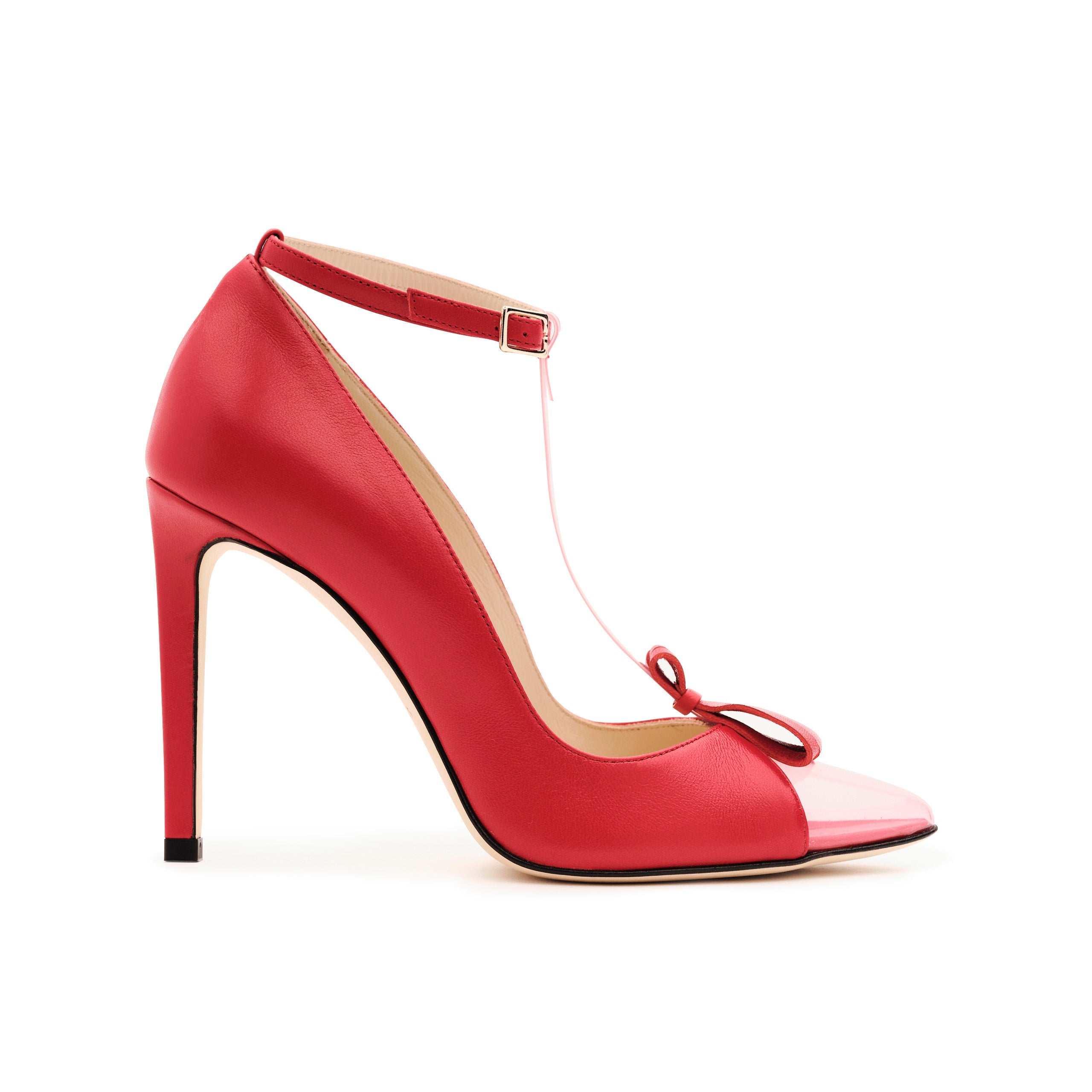 Tamron Santa Red With Pink And Red Accent Pump - Tiannia Barnes