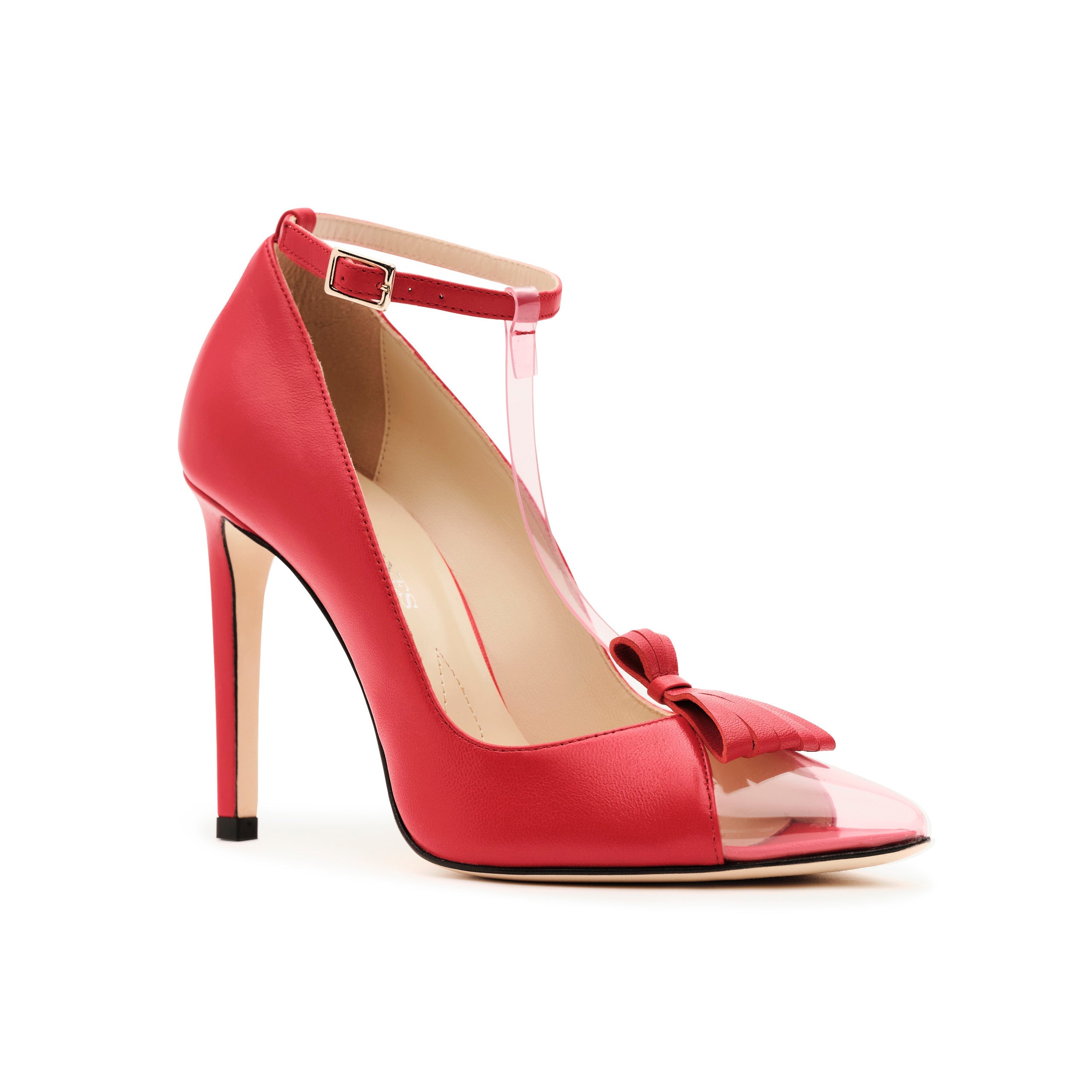 Tamron Santa Red With Pink And Red Accent Pump - Tiannia Barnes